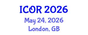 International Conference on Operations Research (ICOR) May 24, 2026 - London, United Kingdom