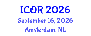 International Conference on Operations Research (ICOR) September 16, 2026 - Amsterdam, Netherlands