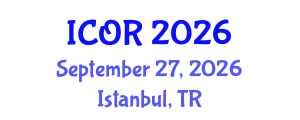 International Conference on Operations Research (ICOR) September 27, 2026 - Istanbul, Turkey