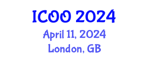 International Conference on Ophthalmology and Optometry (ICOO) April 11, 2024 - London, United Kingdom