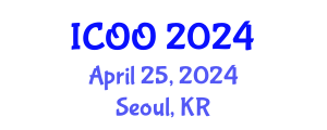 International Conference on Ophthalmology and Optometry (ICOO) April 25, 2024 - Seoul, Republic of Korea