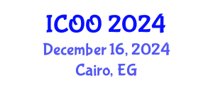 International Conference on Ophthalmology and Optometry (ICOO) December 16, 2024 - Cairo, Egypt