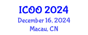 International Conference on Ophthalmology and Optometry (ICOO) December 16, 2024 - Macau, China