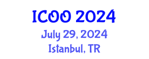 International Conference on Ophthalmology and Optometry (ICOO) July 29, 2024 - Istanbul, Turkey