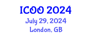 International Conference on Ophthalmology and Optometry (ICOO) July 29, 2024 - London, United Kingdom