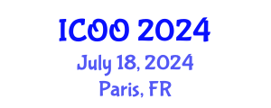 International Conference on Ophthalmology and Optometry (ICOO) July 18, 2024 - Paris, France