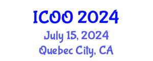 International Conference on Ophthalmology and Optometry (ICOO) July 15, 2024 - Quebec City, Canada