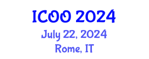 International Conference on Ophthalmology and Optometry (ICOO) July 22, 2024 - Rome, Italy