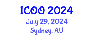 International Conference on Ophthalmology and Optometry (ICOO) July 29, 2024 - Sydney, Australia