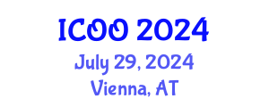 International Conference on Ophthalmology and Optometry (ICOO) July 29, 2024 - Vienna, Austria