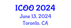 International Conference on Ophthalmology and Optometry (ICOO) June 13, 2024 - Toronto, Canada