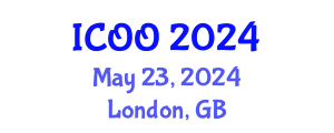 International Conference on Ophthalmology and Optometry (ICOO) May 23, 2024 - London, United Kingdom