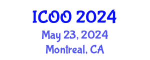 International Conference on Ophthalmology and Optometry (ICOO) May 23, 2024 - Montreal, Canada