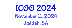 International Conference on Ophthalmology and Optometry (ICOO) November 11, 2024 - Jeddah, Saudi Arabia