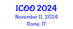 International Conference on Ophthalmology and Optometry (ICOO) November 11, 2024 - Rome, Italy
