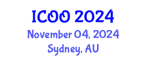 International Conference on Ophthalmology and Optometry (ICOO) November 04, 2024 - Sydney, Australia