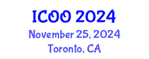 International Conference on Ophthalmology and Optometry (ICOO) November 25, 2024 - Toronto, Canada