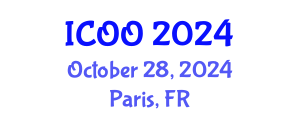 International Conference on Ophthalmology and Optometry (ICOO) October 28, 2024 - Paris, France