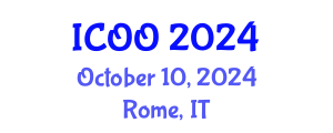 International Conference on Ophthalmology and Optometry (ICOO) October 10, 2024 - Rome, Italy