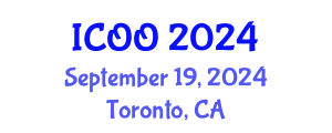 International Conference on Ophthalmology and Optometry (ICOO) September 19, 2024 - Toronto, Canada