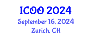 International Conference on Ophthalmology and Optometry (ICOO) September 16, 2024 - Zurich, Switzerland