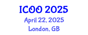 International Conference on Ophthalmology and Optometry (ICOO) April 22, 2025 - London, United Kingdom
