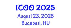 International Conference on Ophthalmology and Optometry (ICOO) August 23, 2025 - Budapest, Hungary