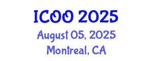 International Conference on Ophthalmology and Optometry (ICOO) August 05, 2025 - Montreal, Canada