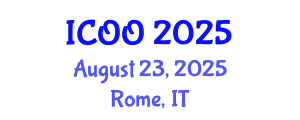 International Conference on Ophthalmology and Optometry (ICOO) August 23, 2025 - Rome, Italy