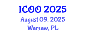 International Conference on Ophthalmology and Optometry (ICOO) August 09, 2025 - Warsaw, Poland