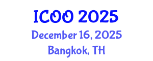 International Conference on Ophthalmology and Optometry (ICOO) December 16, 2025 - Bangkok, Thailand