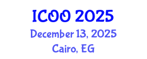 International Conference on Ophthalmology and Optometry (ICOO) December 13, 2025 - Cairo, Egypt