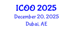 International Conference on Ophthalmology and Optometry (ICOO) December 20, 2025 - Dubai, United Arab Emirates