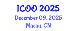 International Conference on Ophthalmology and Optometry (ICOO) December 09, 2025 - Macau, China
