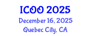 International Conference on Ophthalmology and Optometry (ICOO) December 16, 2025 - Quebec City, Canada