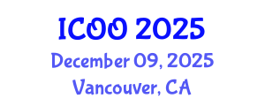 International Conference on Ophthalmology and Optometry (ICOO) December 09, 2025 - Vancouver, Canada