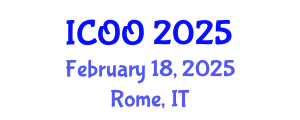 International Conference on Ophthalmology and Optometry (ICOO) February 18, 2025 - Rome, Italy