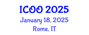 International Conference on Ophthalmology and Optometry (ICOO) January 18, 2025 - Rome, Italy