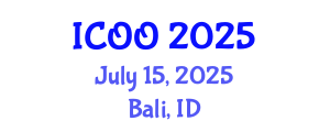 International Conference on Ophthalmology and Optometry (ICOO) July 15, 2025 - Bali, Indonesia