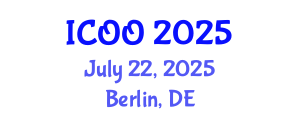International Conference on Ophthalmology and Optometry (ICOO) July 22, 2025 - Berlin, Germany