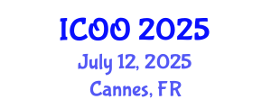 International Conference on Ophthalmology and Optometry (ICOO) July 12, 2025 - Cannes, France