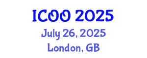 International Conference on Ophthalmology and Optometry (ICOO) July 26, 2025 - London, United Kingdom