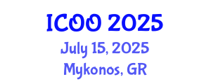 International Conference on Ophthalmology and Optometry (ICOO) July 15, 2025 - Mykonos, Greece