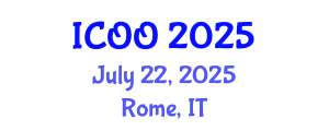 International Conference on Ophthalmology and Optometry (ICOO) July 22, 2025 - Rome, Italy