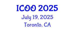 International Conference on Ophthalmology and Optometry (ICOO) July 19, 2025 - Toronto, Canada