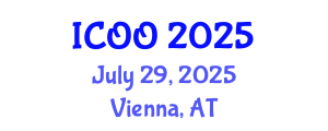 International Conference on Ophthalmology and Optometry (ICOO) July 29, 2025 - Vienna, Austria