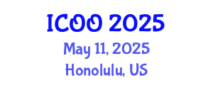 International Conference on Ophthalmology and Optometry (ICOO) May 11, 2025 - Honolulu, United States