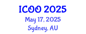 International Conference on Ophthalmology and Optometry (ICOO) May 17, 2025 - Sydney, Australia
