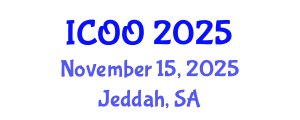 International Conference on Ophthalmology and Optometry (ICOO) November 15, 2025 - Jeddah, Saudi Arabia