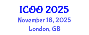 International Conference on Ophthalmology and Optometry (ICOO) November 18, 2025 - London, United Kingdom
